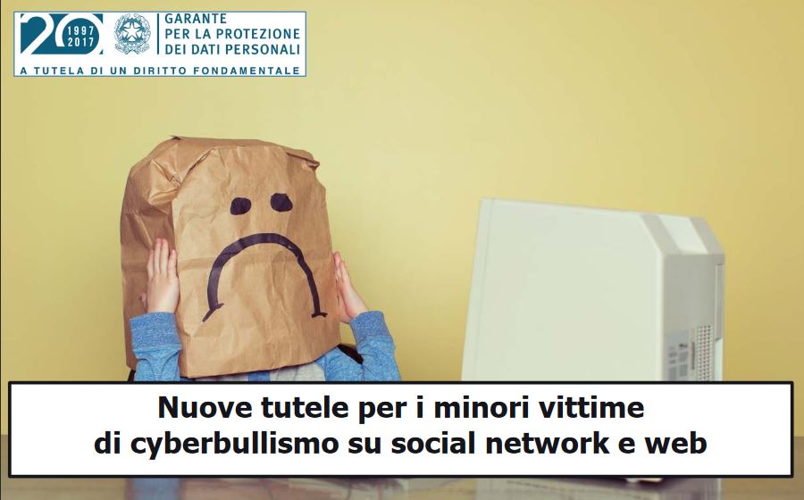 Cyberbullismo, Il Garante Privacy Pubblica Il Modello Di Segnalazione ...